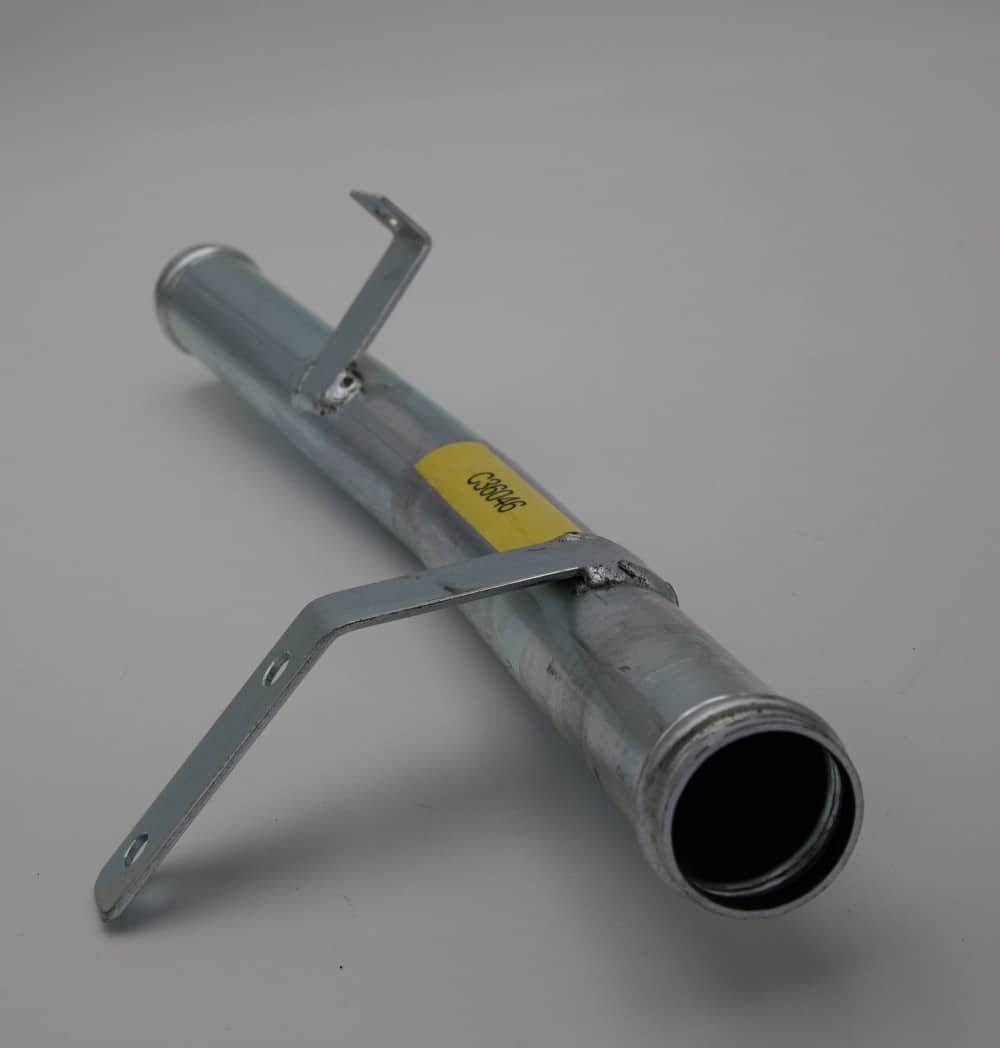 Water Pipe with Affixed Brackets