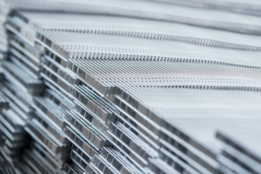 Radiator Panels Close Up