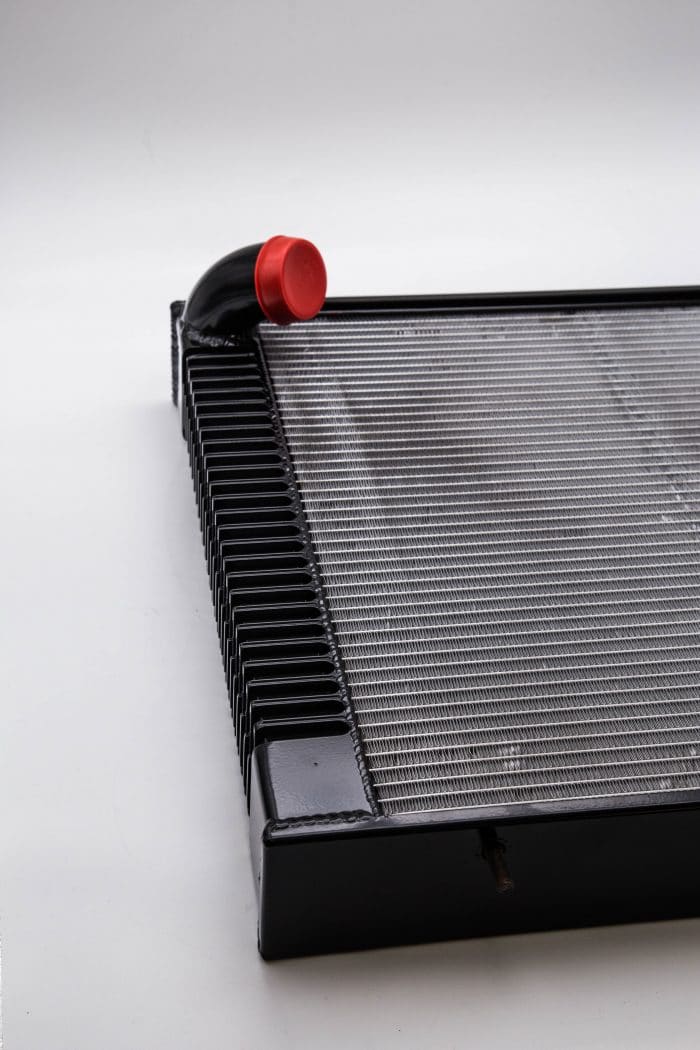 JAGUAR E TYPE S1 3.8 RADIATOR EARLY ORIGINAL FINNED TYPE - ALUMINIUM