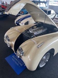 Side Angle of Classic Car at an Auction